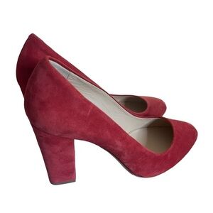 J.crew etta genuine leather made in italy suede pumps